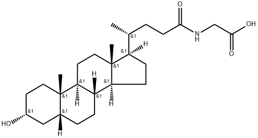 Glycolithocholic acid  Structure